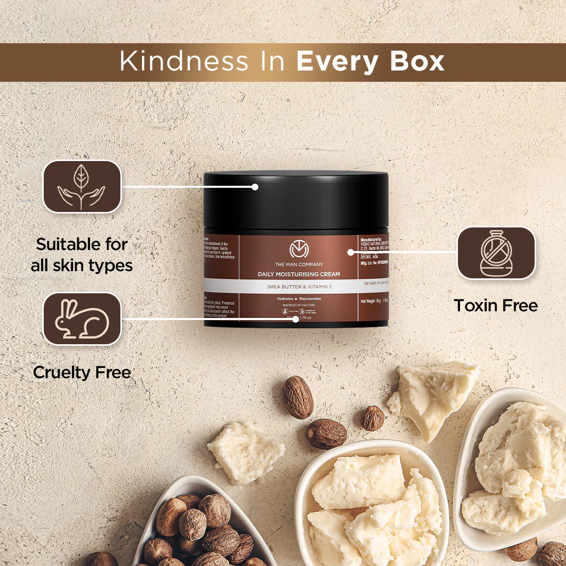 Moisturising Cream | Shea Butter And Vitamin E - Image 4