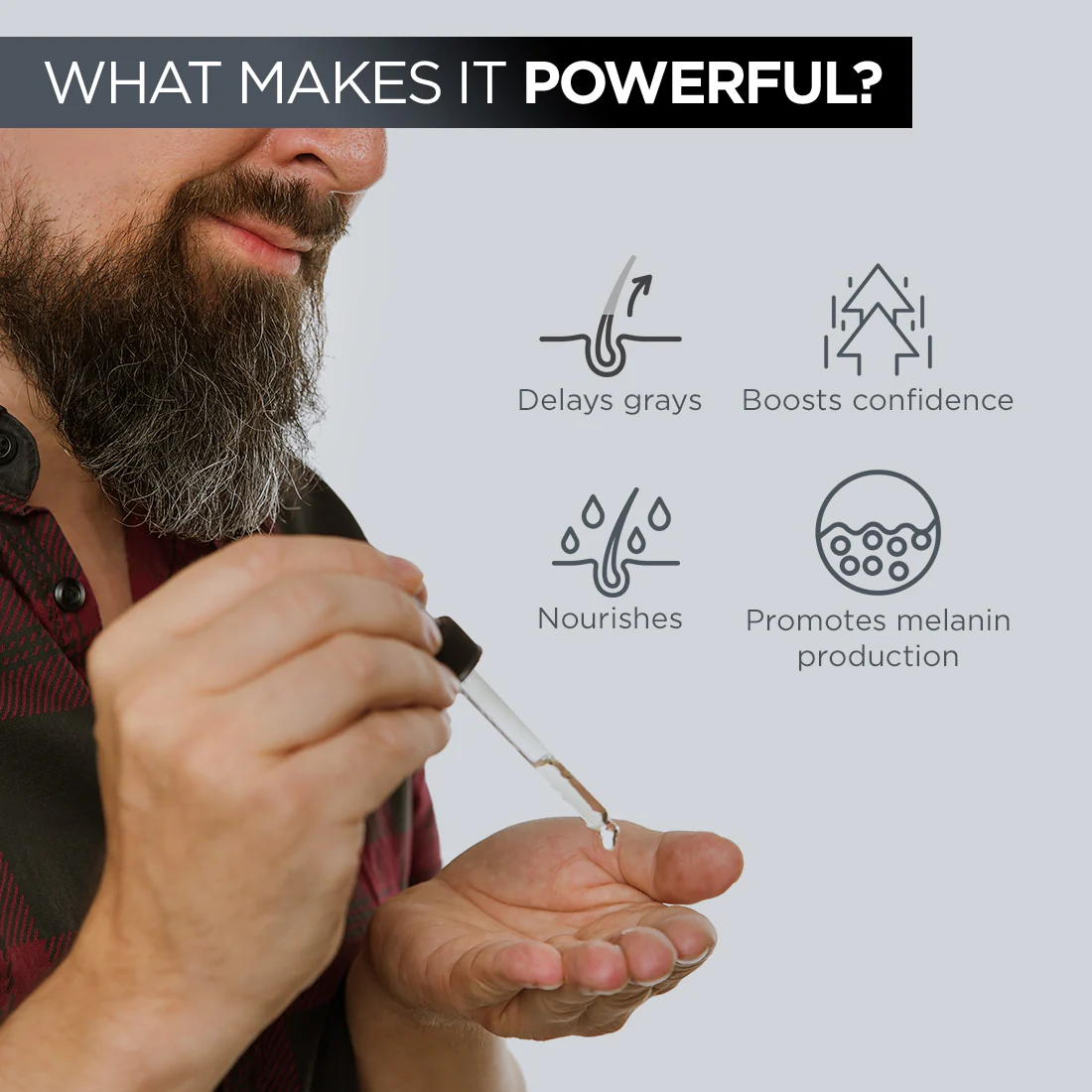 Anti-Graying Hair & Beard Serum - Image 7