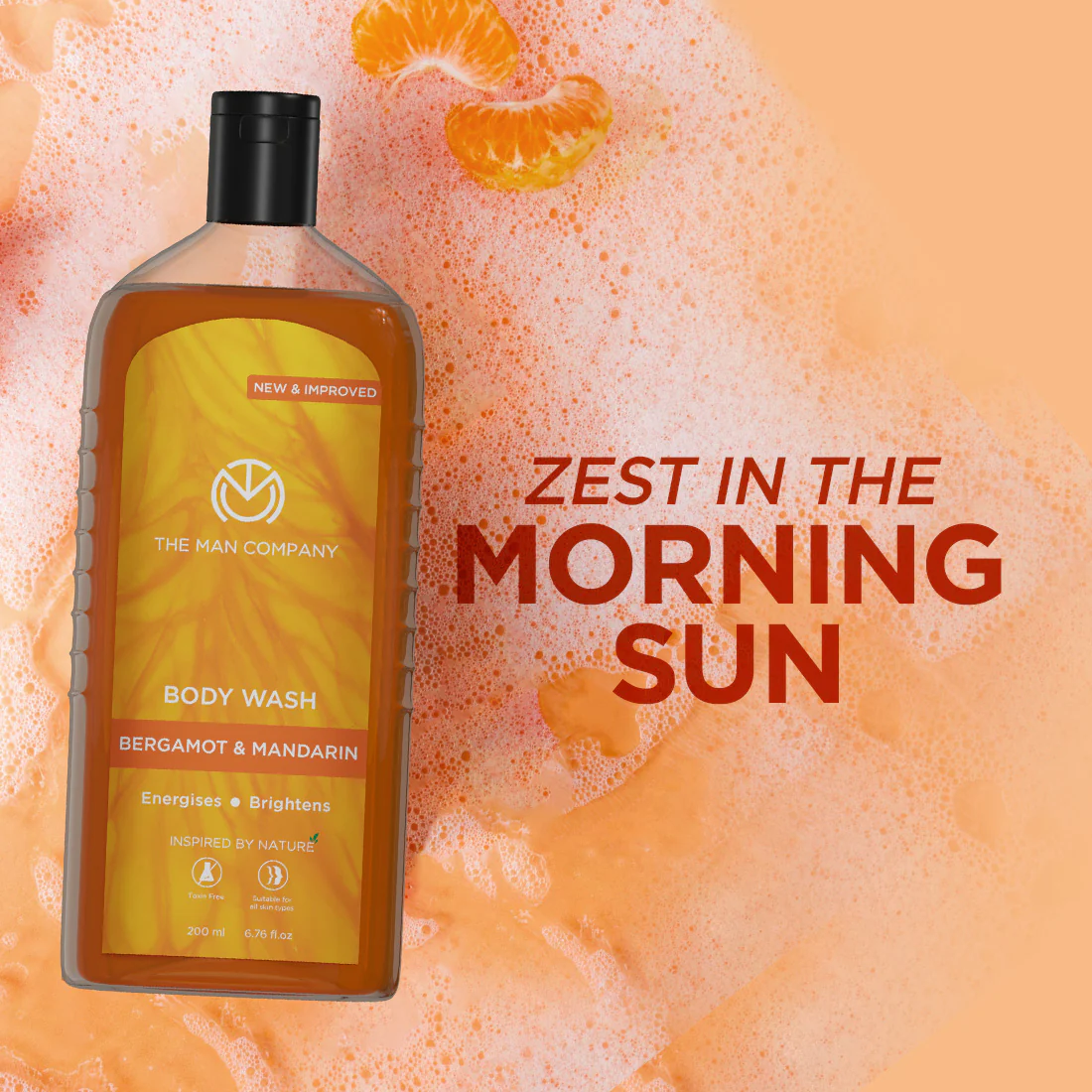 Body Wash | Bergamot & Mandarin (200 ML) - Image 6
