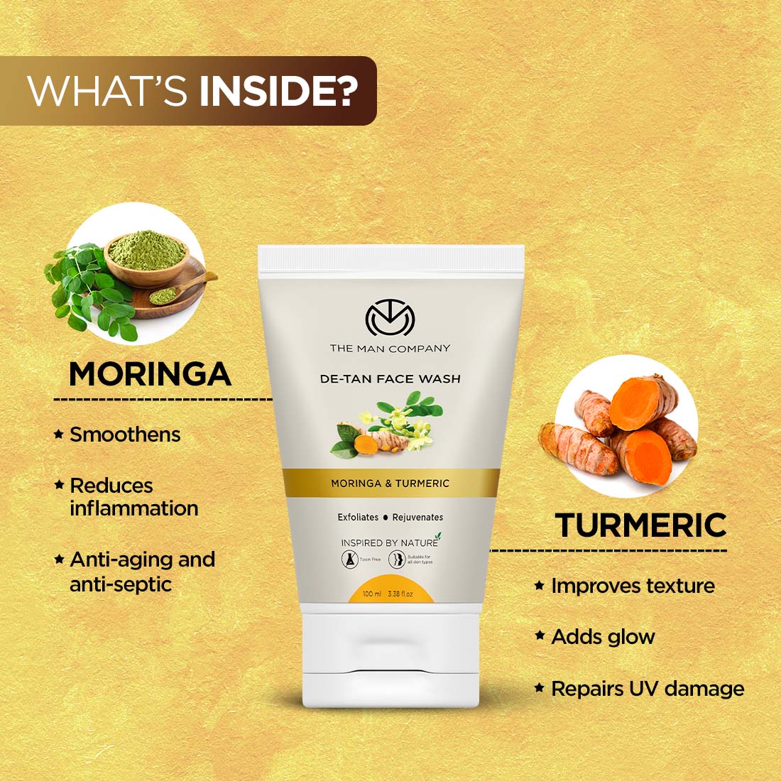 De-Tan Face Wash I Moringa & Turmeric - Image 11