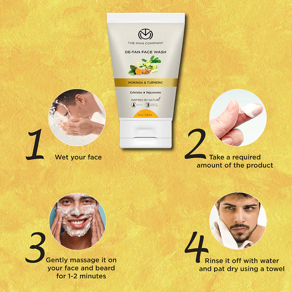 De-Tan Face Wash I Moringa & Turmeric - Image 15