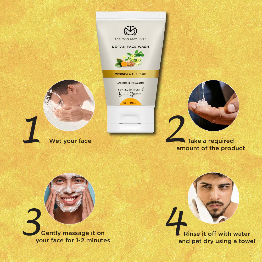De-Tan Face Wash I Moringa & Turmeric - Image 32