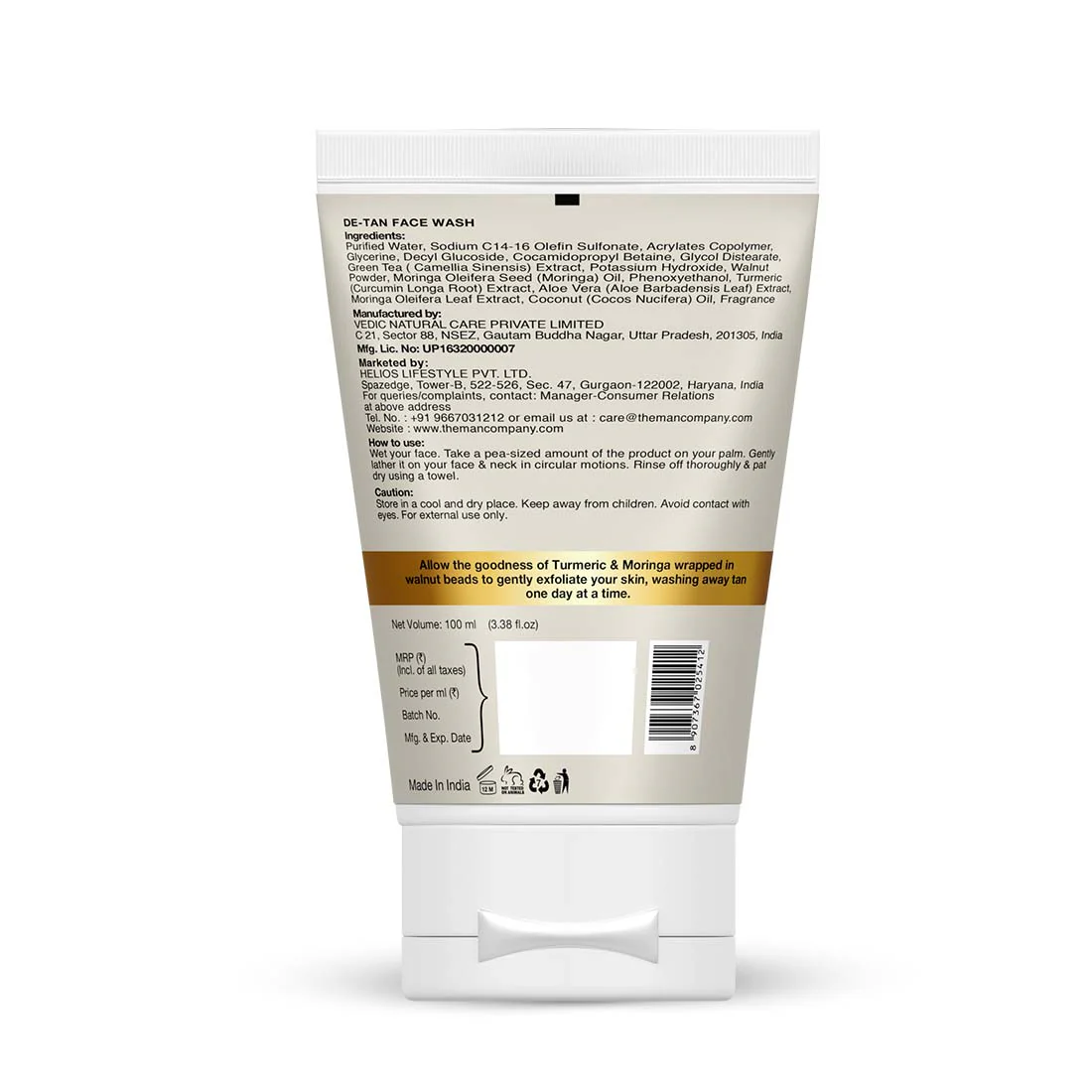 De-Tan Face Wash I Moringa & Turmeric - Image 8