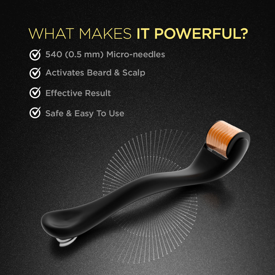 Derma Roller | For Beard & Hair Growth - Image 5