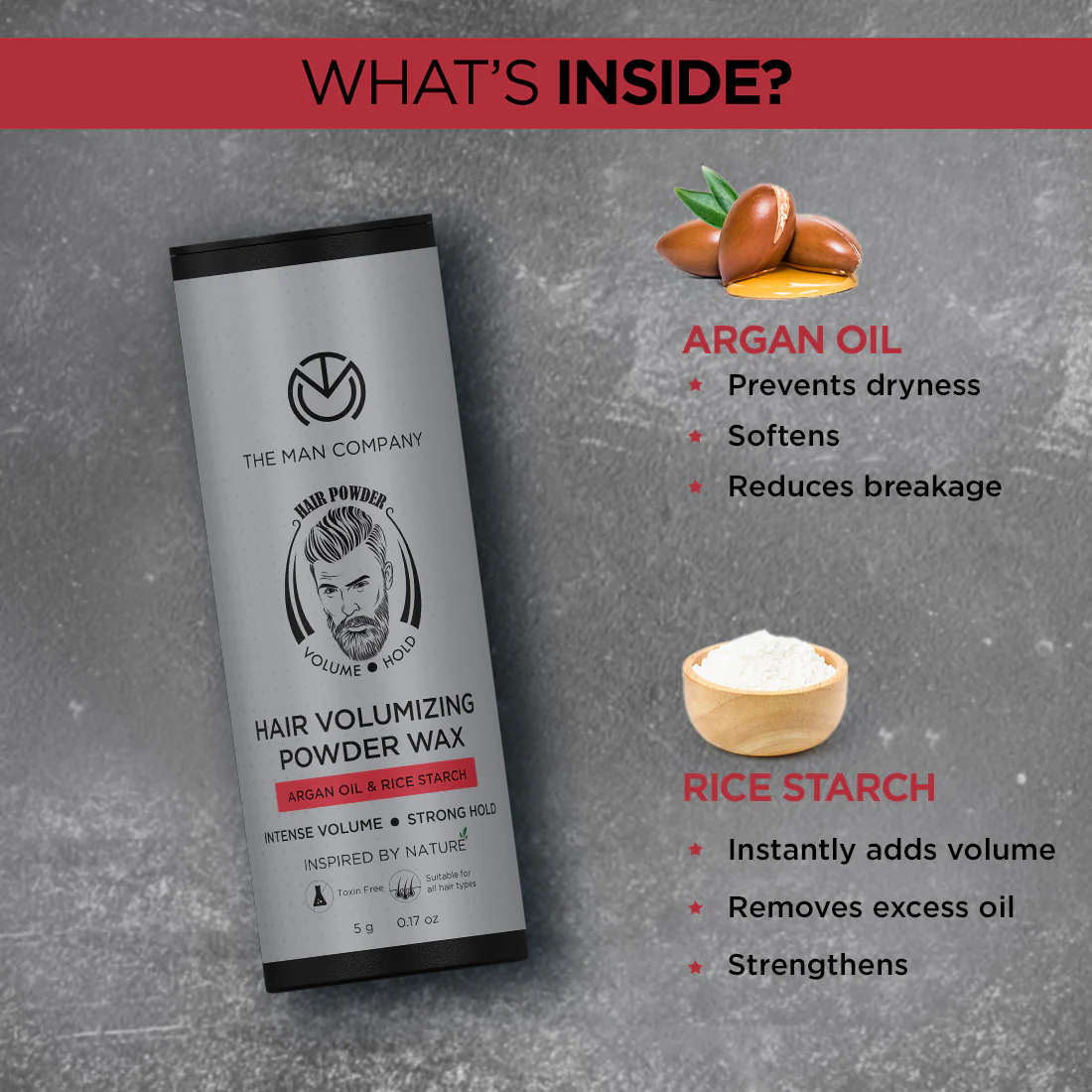 Hair Volumizing Powder Wax | Argan Oil & Rice Starch - Image 12