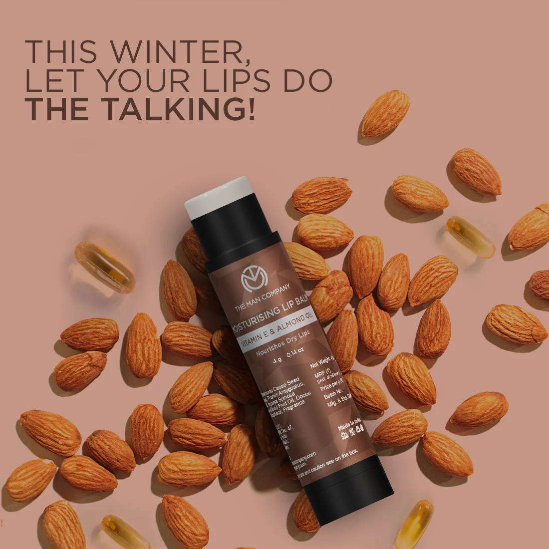 Moisturising Lip Balm | Vitamin E & Almond Oil - Image 23