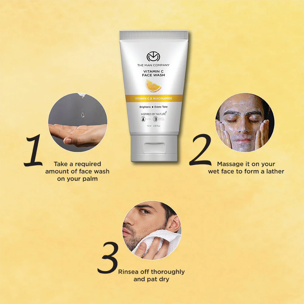 Vitamin C Face Wash | Vitamin C & Niacinamide (75ml) - Image 16