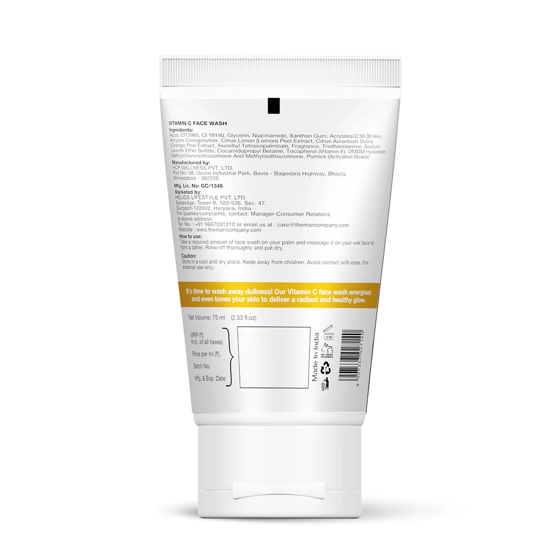 Vitamin C Face Wash | Vitamin C & Niacinamide (75ml) - Image 8